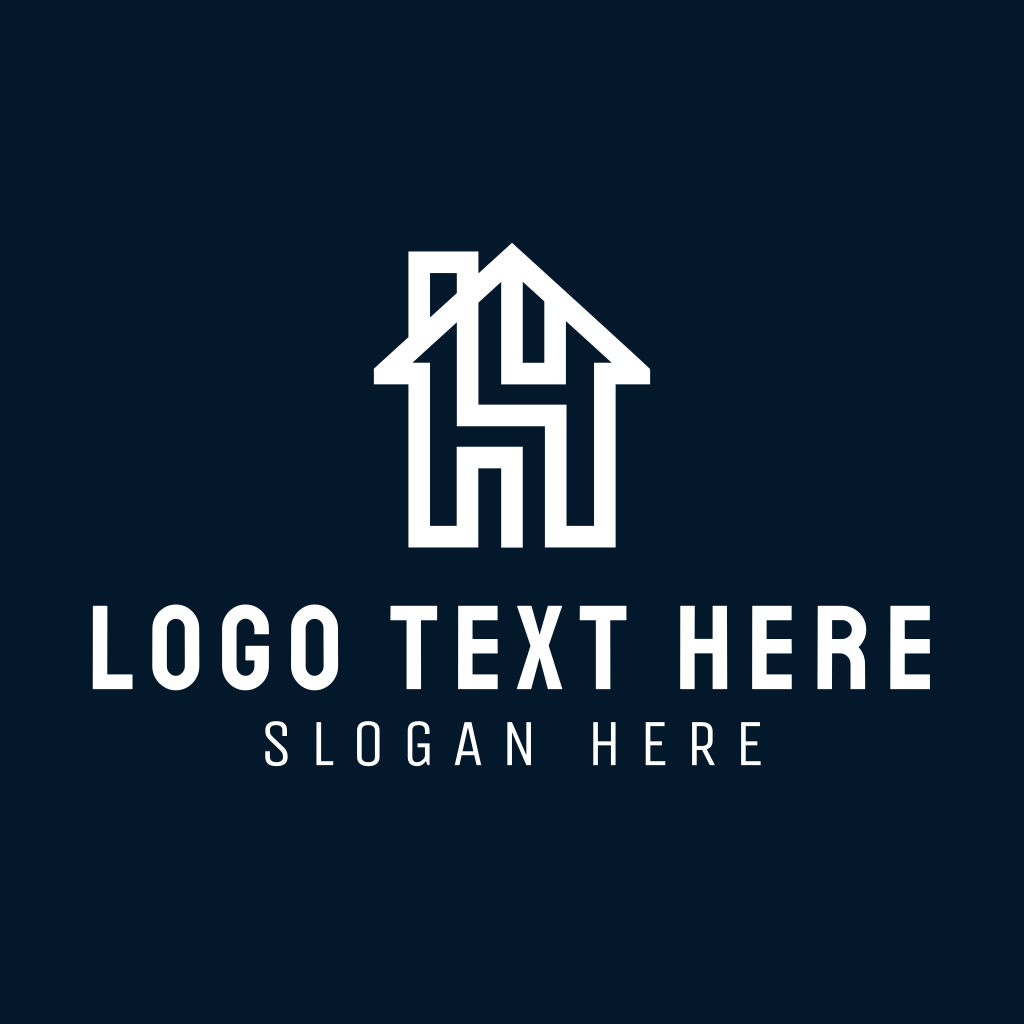 Housing Real Estate Letter H Logo | BrandCrowd Logo Maker