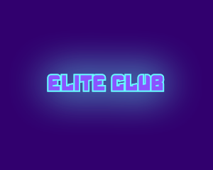 Club - Neon DJ Club logo design