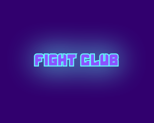 Neon DJ Club logo design