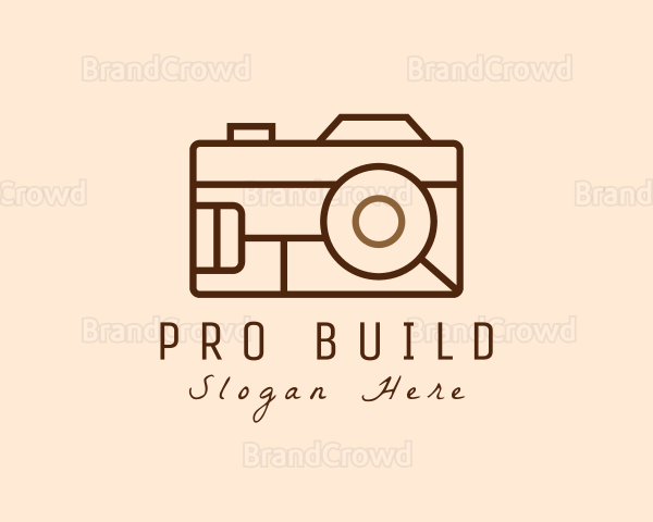 Retro Camera Photography Logo