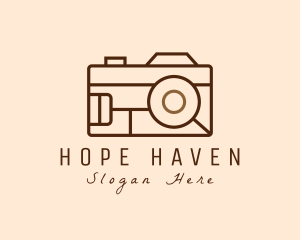 Camera App - Retro Camera Photography logo design