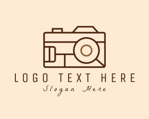 Retro Camera Photography Logo