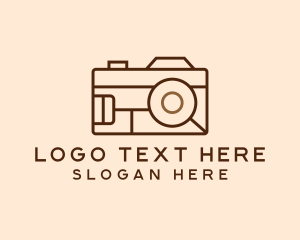 Counting - Retro Camera Photography logo design