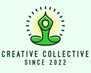 Healthy Yoga Meditation logo design