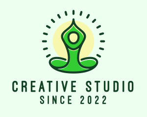 Healthy Yoga Meditation logo design