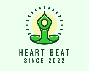 Healthy Yoga Meditation logo design