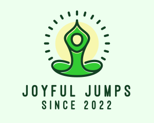 Healthy Yoga Meditation logo design