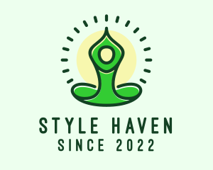 Healthy Yoga Meditation logo design