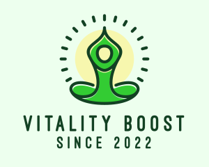 Healthy Yoga Meditation logo design