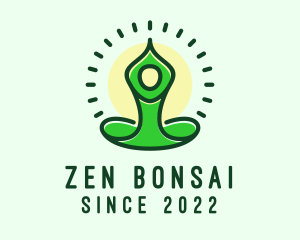 Healthy Yoga Meditation logo design