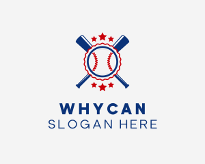 Baseball Bat - Baseball Team Club logo design