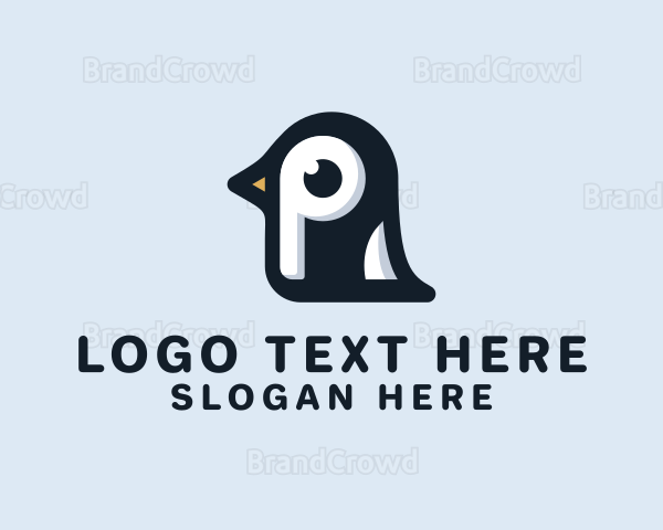 Penguin Letter P Logo