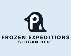 Antarctic - Penguin Letter P logo design