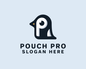 Penguin Letter P logo design