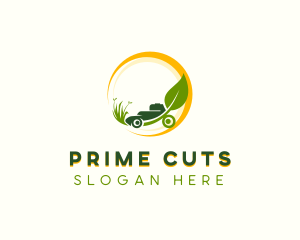 Garden Maintenance Lawn Mower logo design