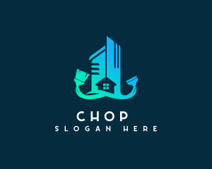 Clean Building Housekeeping Logo