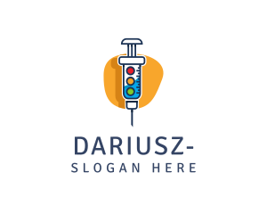 Syringe - Medical Traffic Treatment logo design