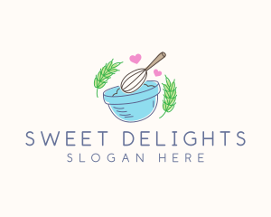 Baking Whisk Patisserie logo design