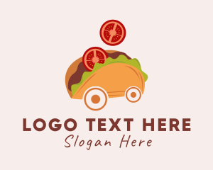 Food Cart - Taco Snack Cart logo design