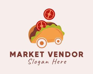 Vendor - Taco Snack Cart logo design