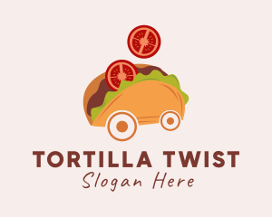 Tortilla - Taco Snack Cart logo design