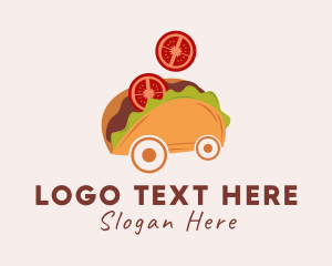 Burrito - Taco Snack Cart logo design