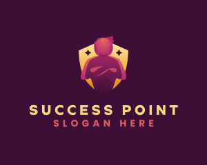 Achievement - Leader Boss Administrator logo design