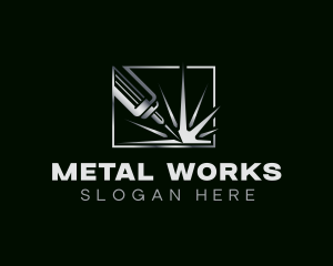 Metal - Industrial Metal Laser logo design