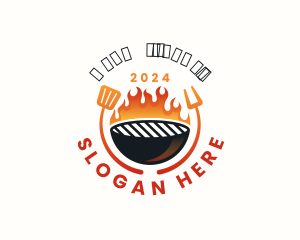 Kitchen - Barbecue Grill Culinary logo design