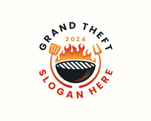 Roast - Barbecue Grill Culinary logo design