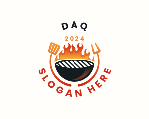 Grill - Barbecue Grill Culinary logo design