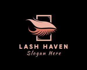 Eyelash Beauty Salon Cosmetic logo design