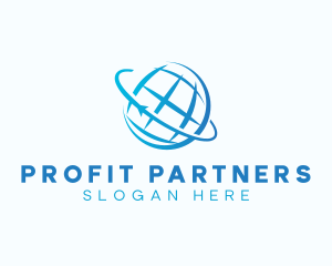 Global Sphere Orbit logo design