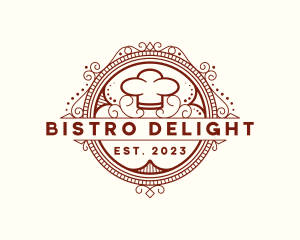 Cuisine Badge Bistro logo design