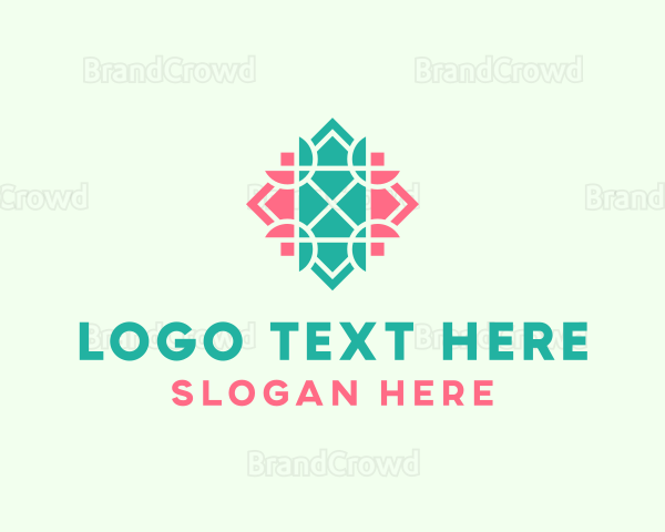 Organic Flower Badge Logo