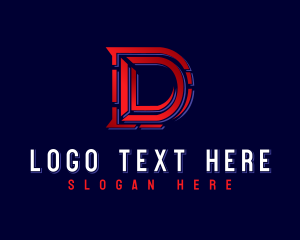 Modern Automotive Letter D Logo