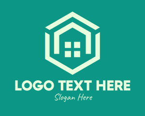 Hexagon Home Real Estate logo design