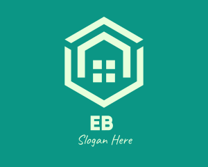 Apartment - Hexagon Home Real Estate logo design