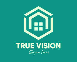Hexagon Home Real Estate logo design