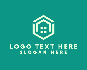 Hexagon Home Real Estate logo design