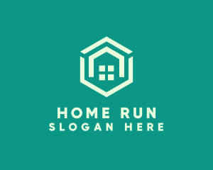 Hexagon Home Real Estate logo design