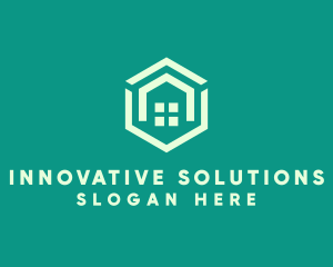 Hexagon Home Real Estate logo design