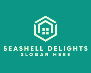 Hexagon Home Real Estate logo design