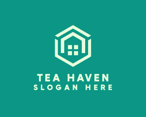 Hexagon Home Real Estate logo design