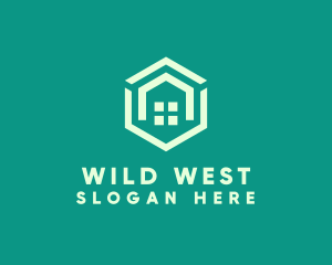 Hexagon Home Real Estate logo design