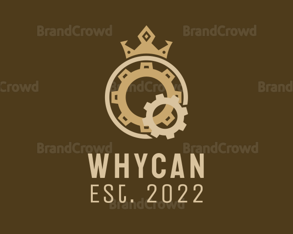 Royal Gear Crown Logo