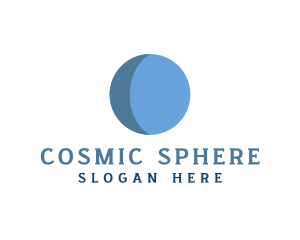 Moon Sphere Circle logo design