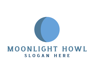 Moon Sphere Circle logo design