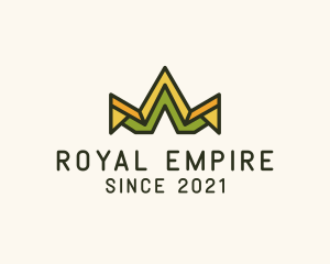 Royal Crown Headdress logo design