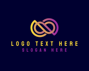 Crypto - Agency Infinity Loop logo design